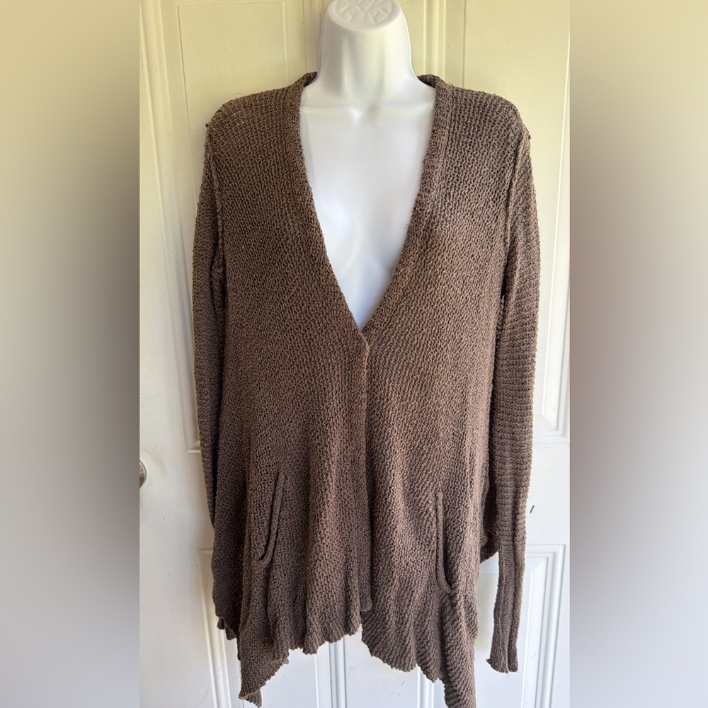 Free people grey Knit Cardigan